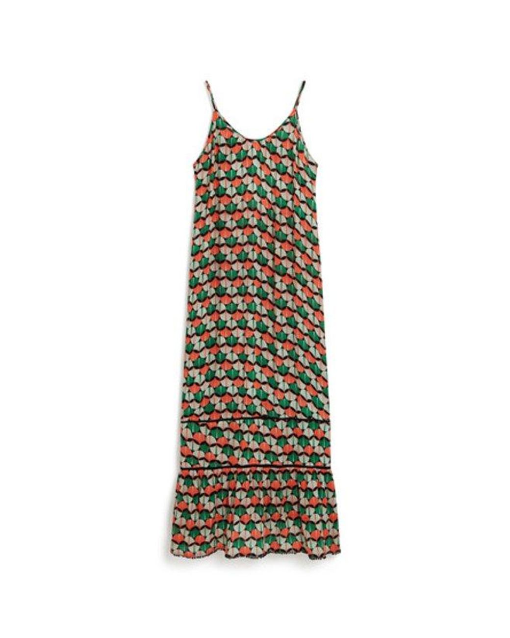 Superdry Green & Co Maxi Beach Cami Dress