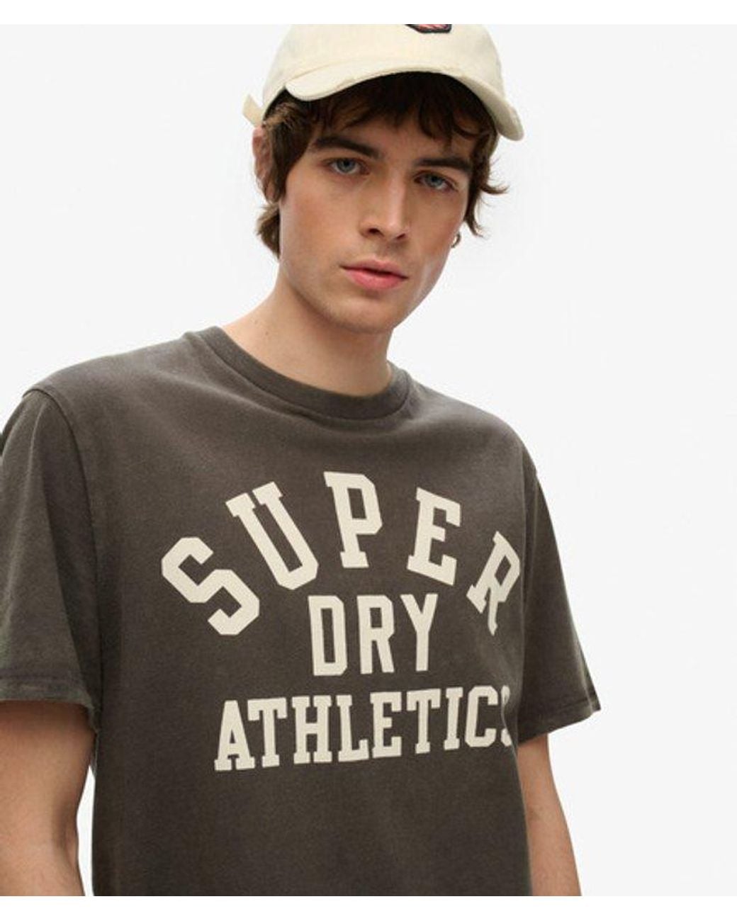 Superdry Gray & Co Athletic Essential Graphic T-shirt for men