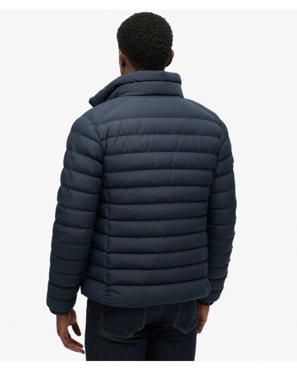 Superdry Blue & Co Fuji Printed Padded Jacket for men