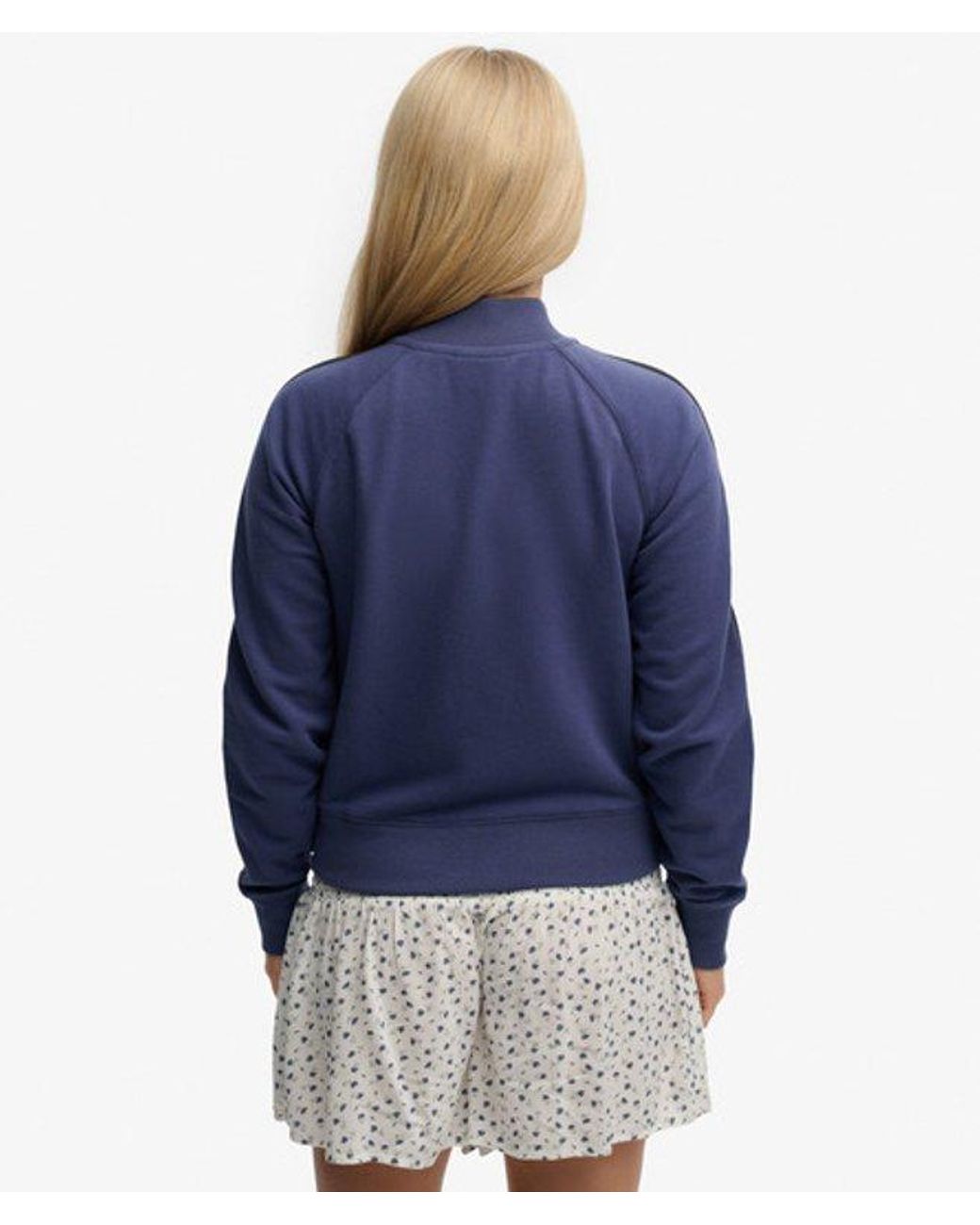 Superdry Blue & Co Athletic Essentials Zip Through Track Top