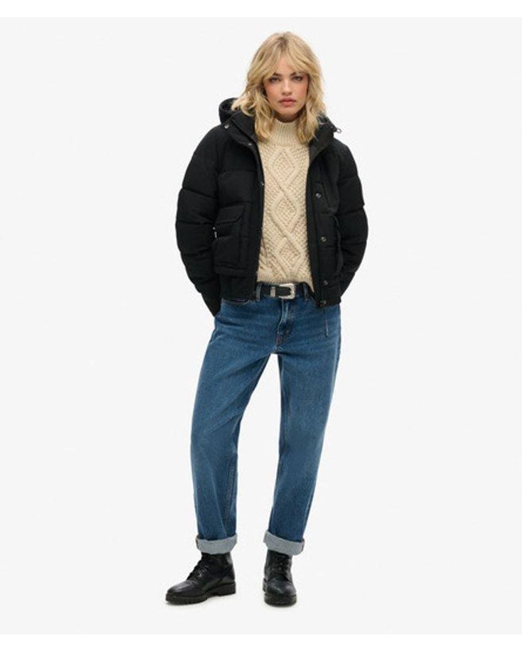 Superdry Black & Co Everest Bomber Jacket