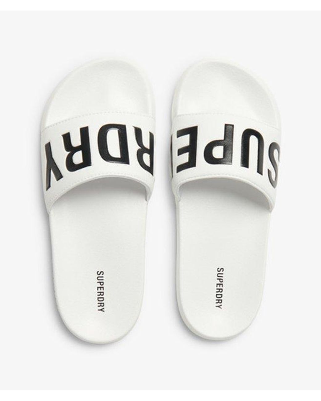 Superdry White & Co Vegan Core Pool Sliders