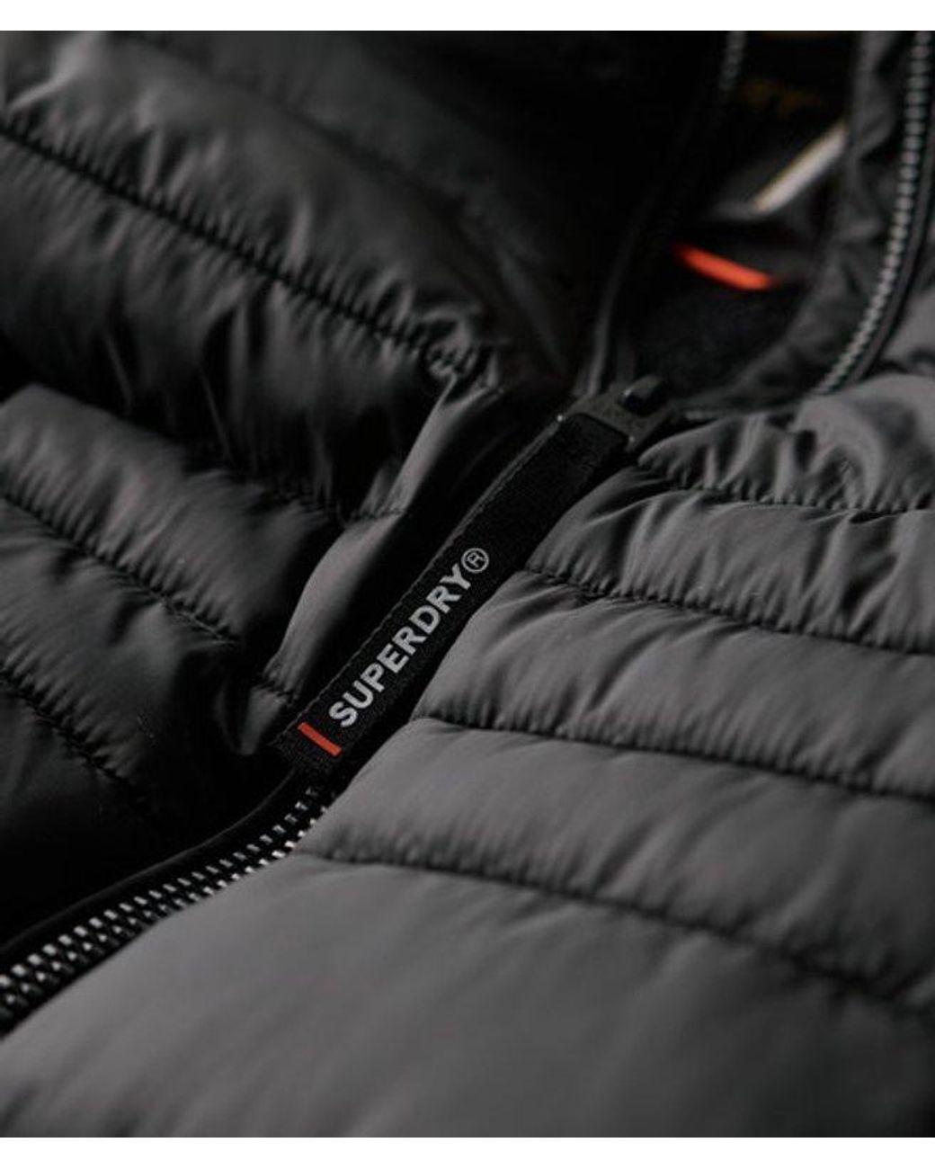 Superdry Black & Co Fuji Quilted Padded Jacket