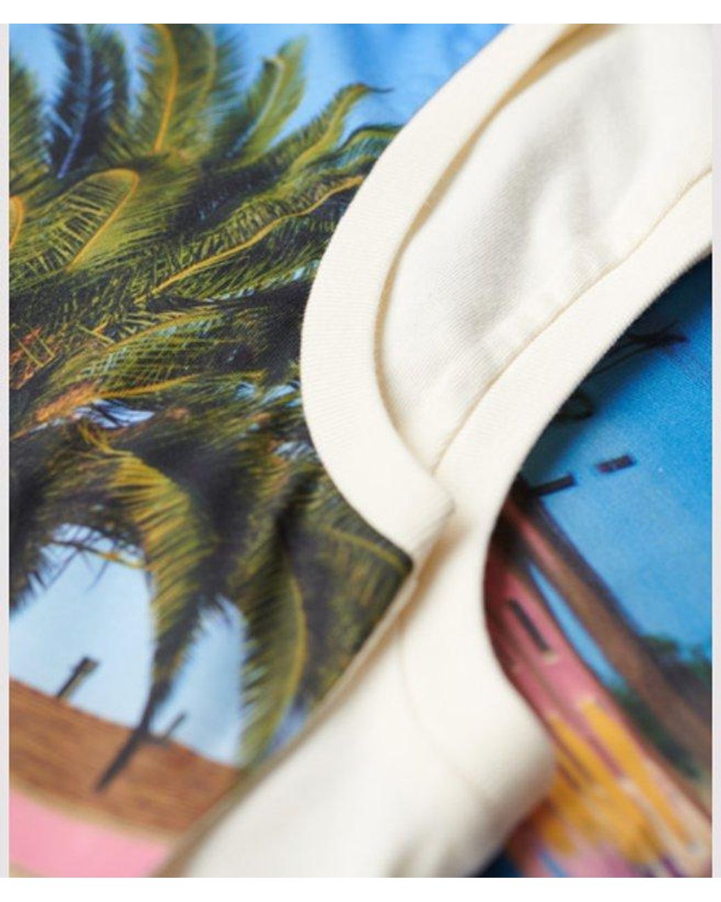 Superdry Blue & Co Sub Print Vest Top
