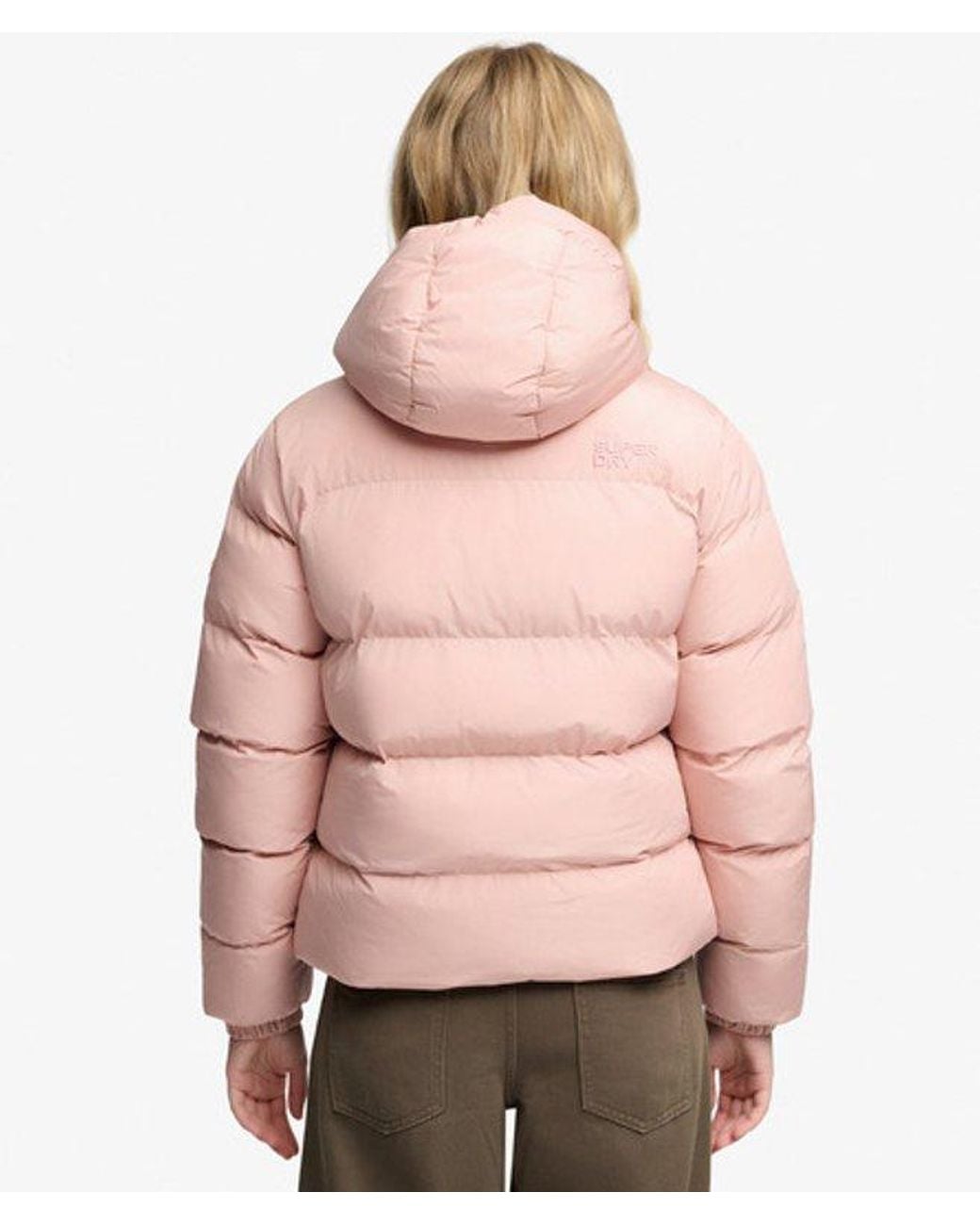 Superdry Natural & Co Hooded Sports Puffer Jacket