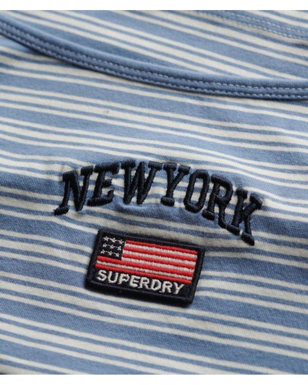 Superdry & Co Athletic Essentials Cami Top Slanke Pasvorm in het Blue