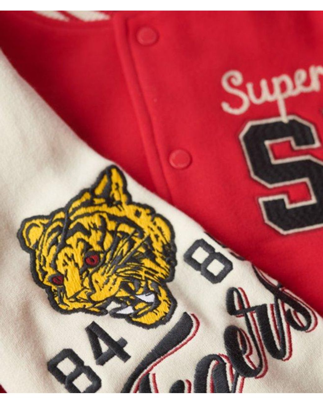 Superdry Lightweight Embroidered College Scripted Jersey Bomber Jacket
