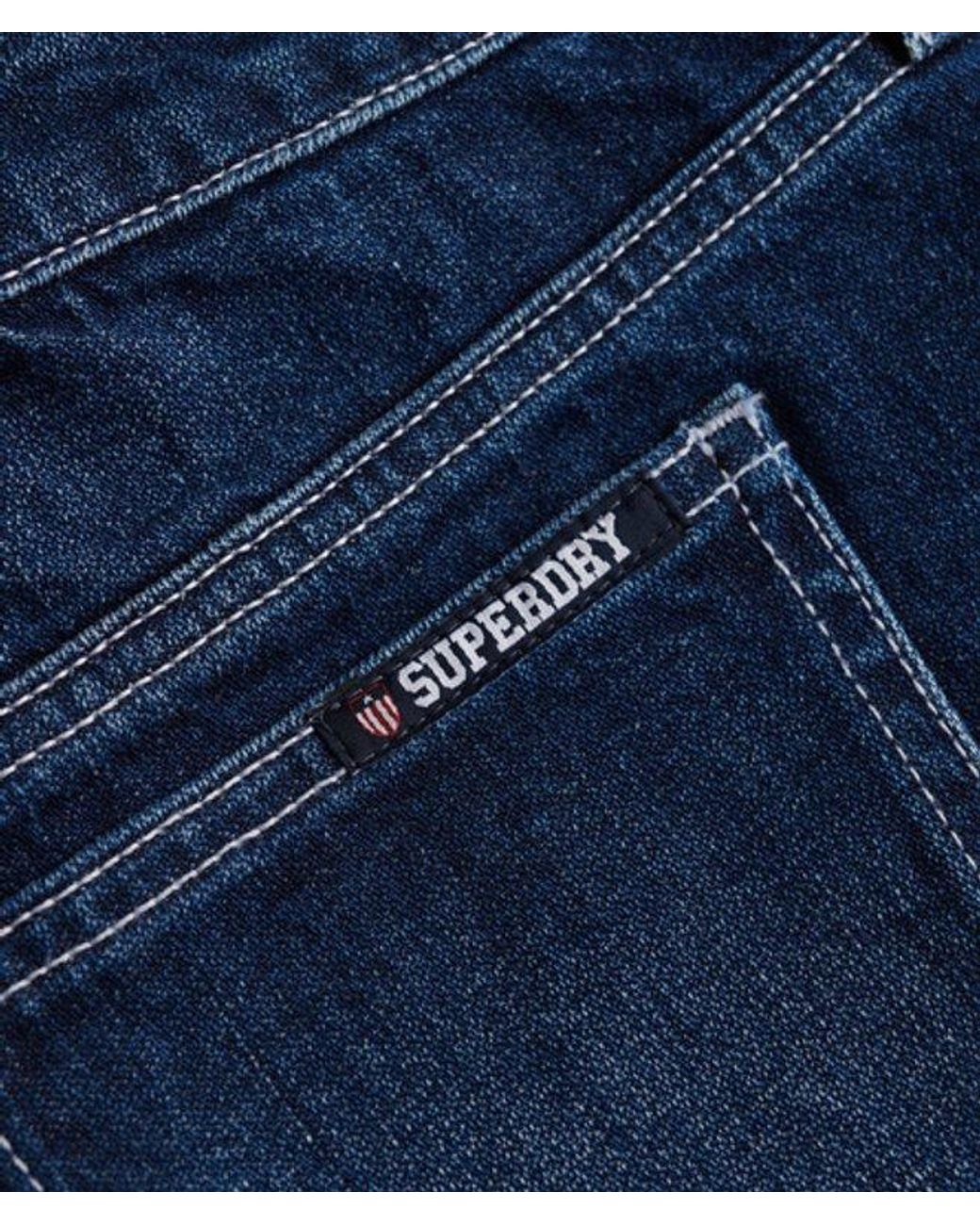 Superdry Blue & Co Low Rise Denim Hot Shorts