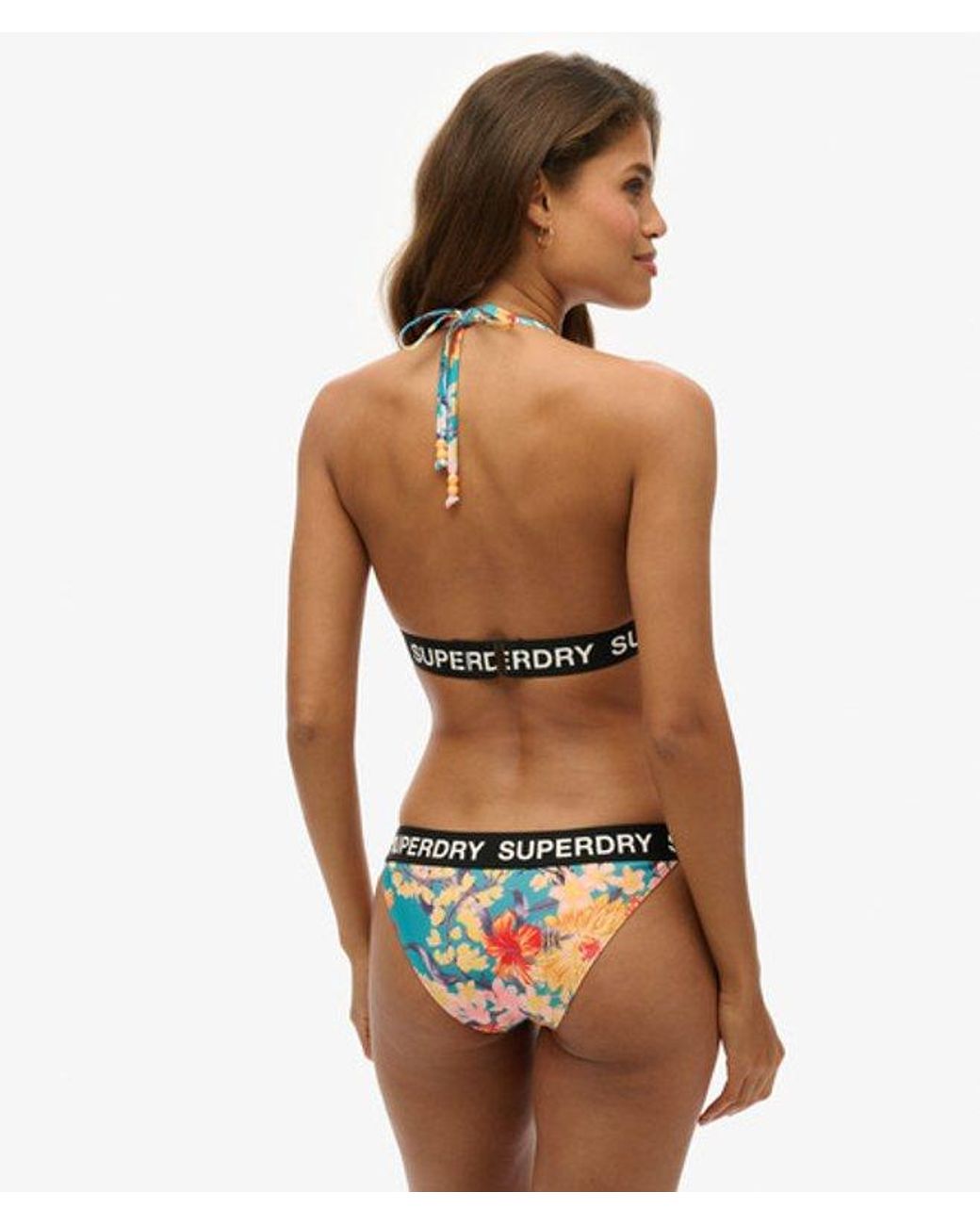 Superdry White & Co Logo Classic Bikini Briefs