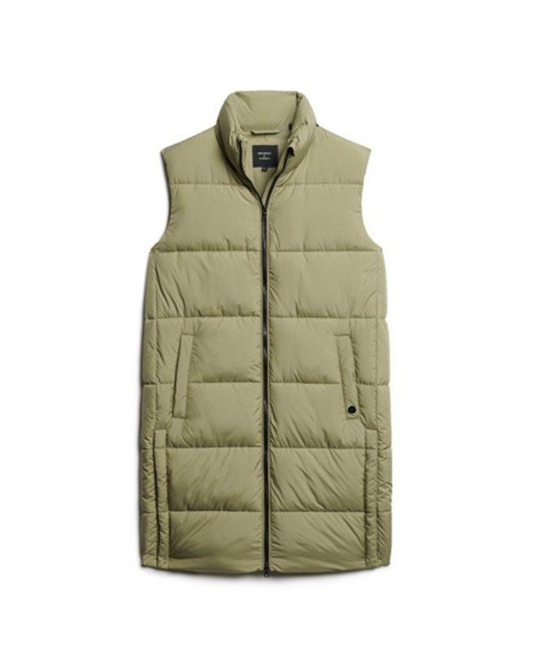 Superdry Green & Co Long Quilted Gilet
