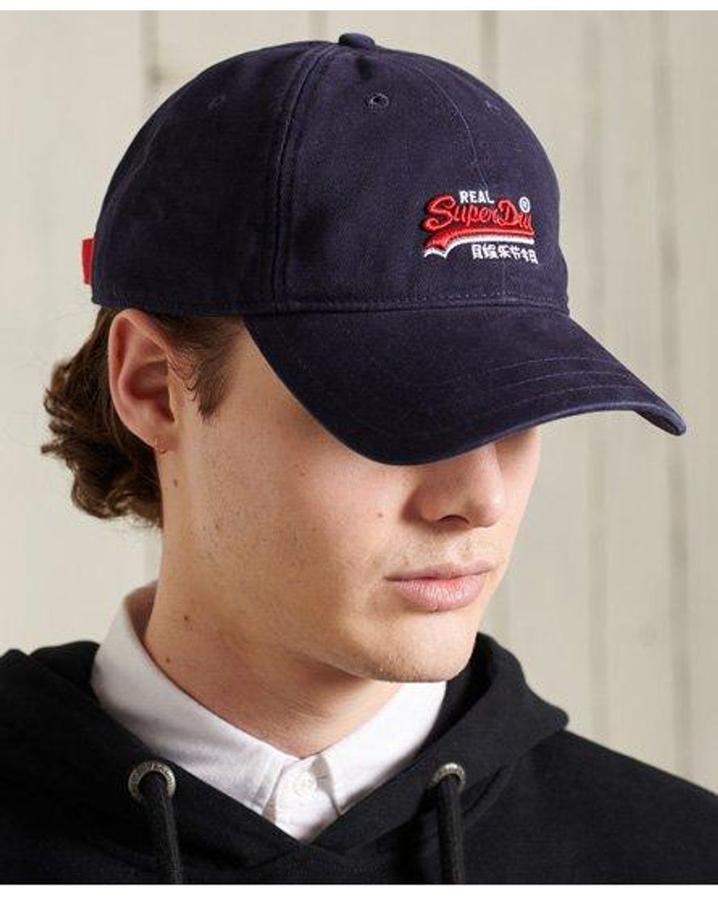 Superdry Orange Label Wash Twill Cap in 