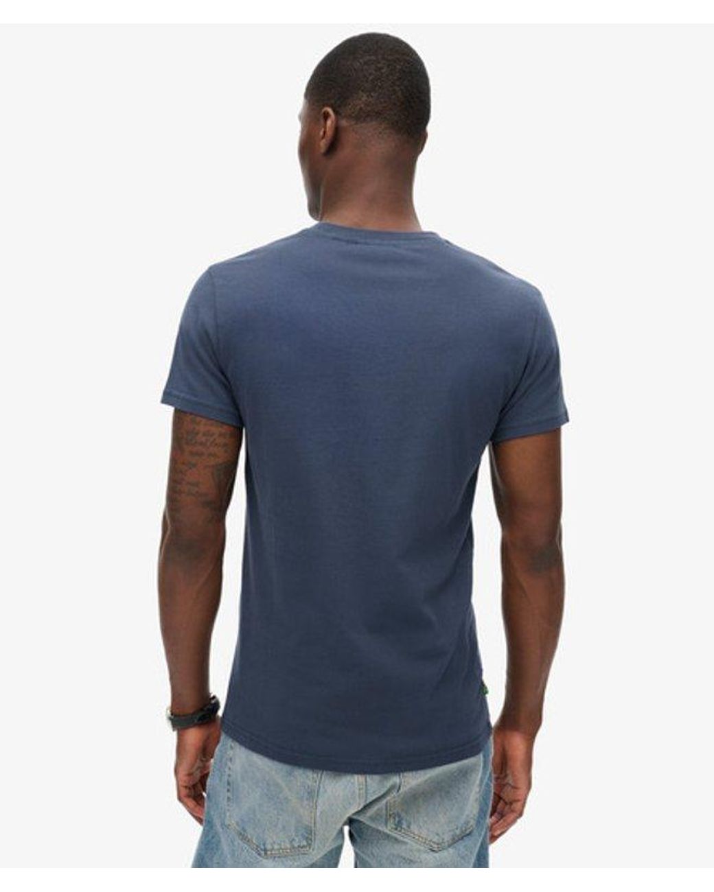 Superdry Blue & Co Essential Logo T-shirt for men