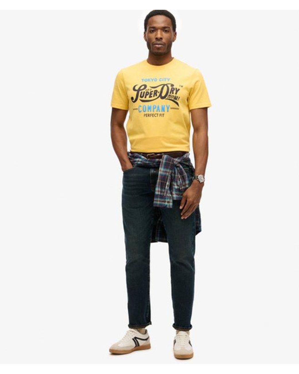 Superdry Metallic & Co Perfect Fit Script T-shirt for men