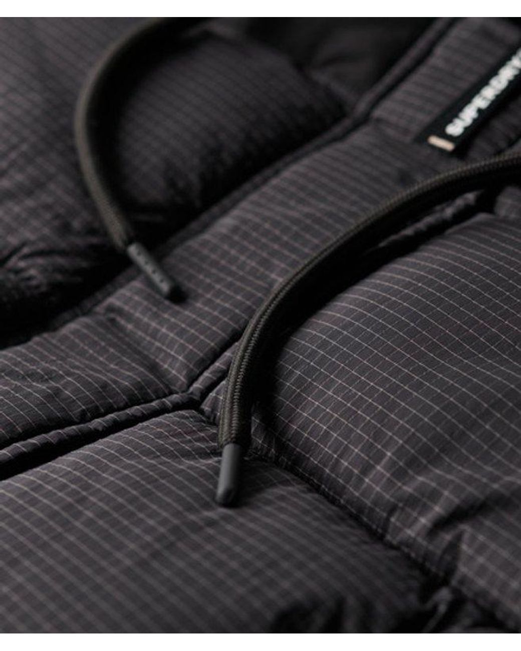 Superdry Black & Co Ripstop Padded Bomber Jacket