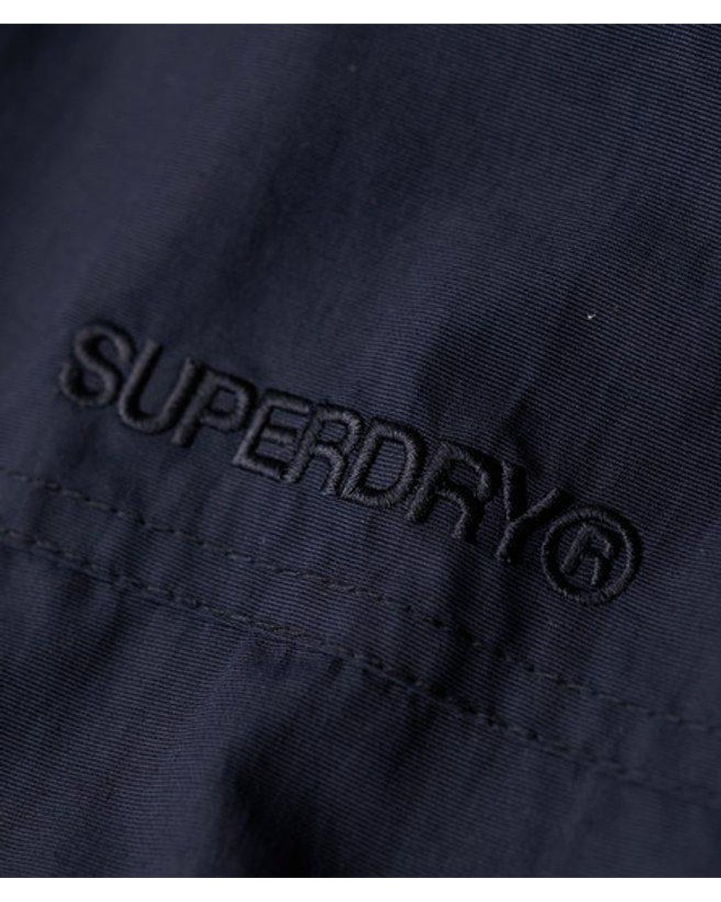 Superdry Blue & Co Surplus Nylon Hooded Bomber Jacket for men