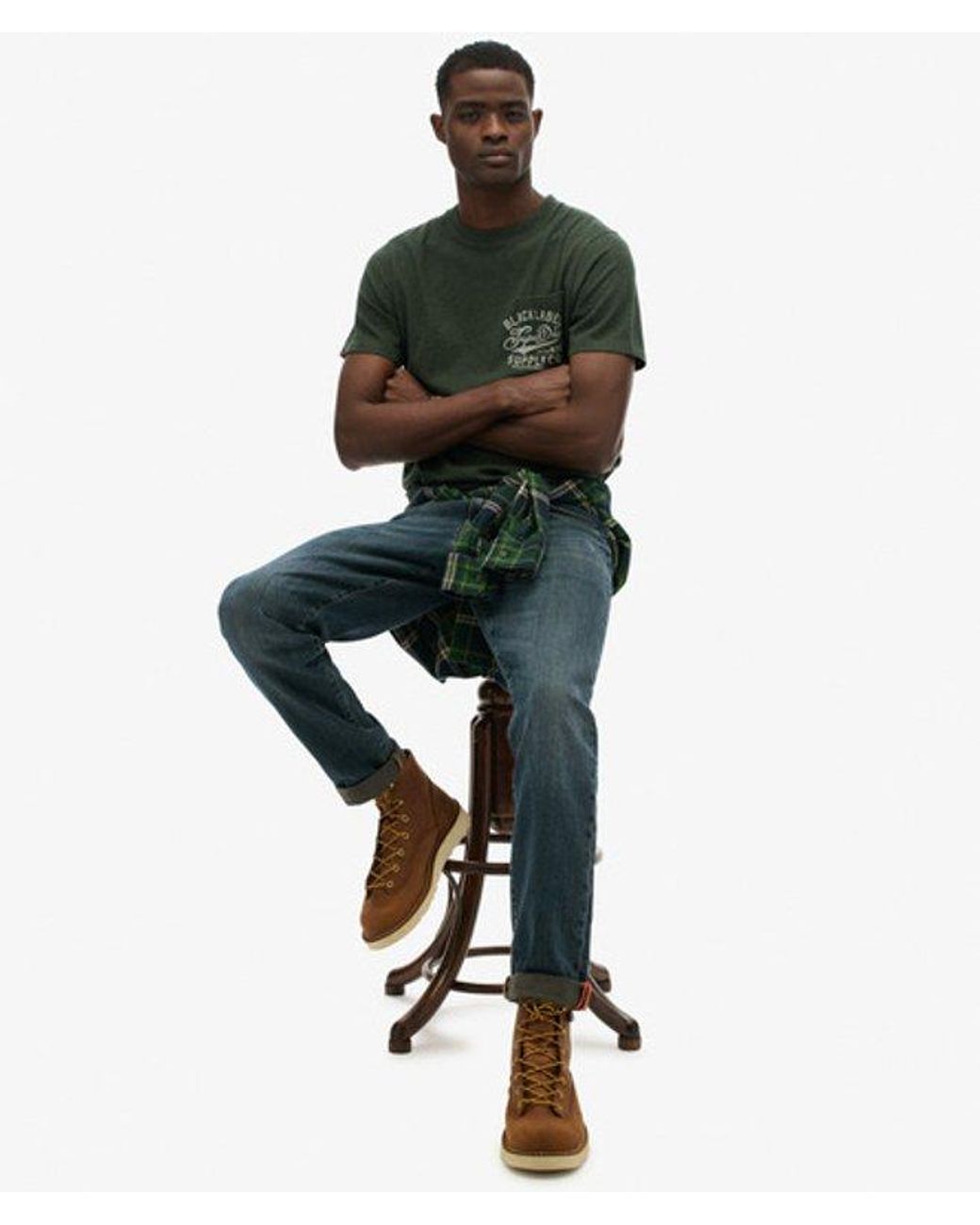 Superdry Green & Co Industrial Relaxed T-shirt for men