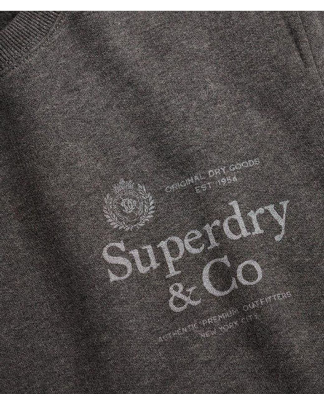 Superdry Gray & Co 1954 Company Relaxed Sweatshirt for men