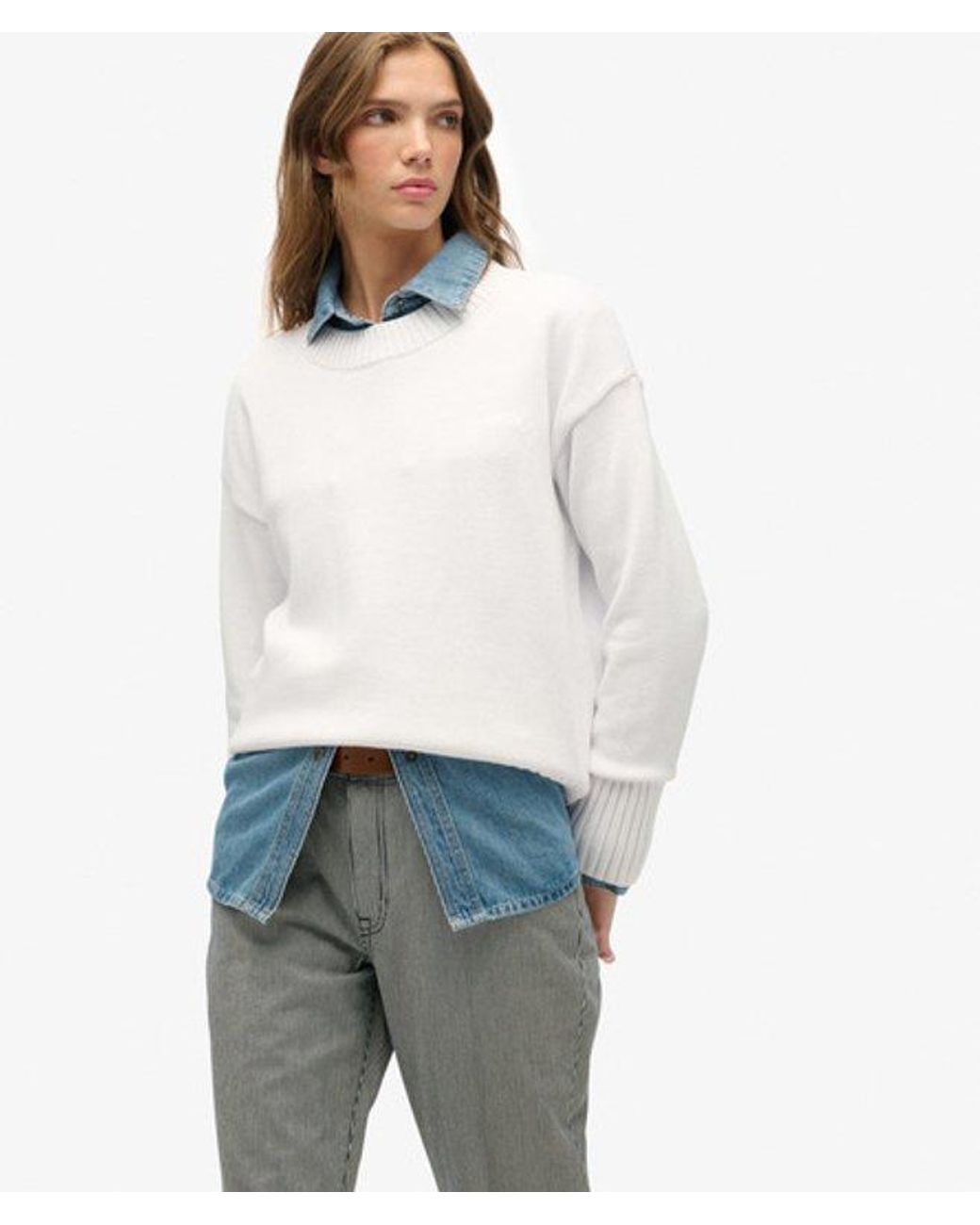Superdry White & Co Essential Crew Neckline Jumper