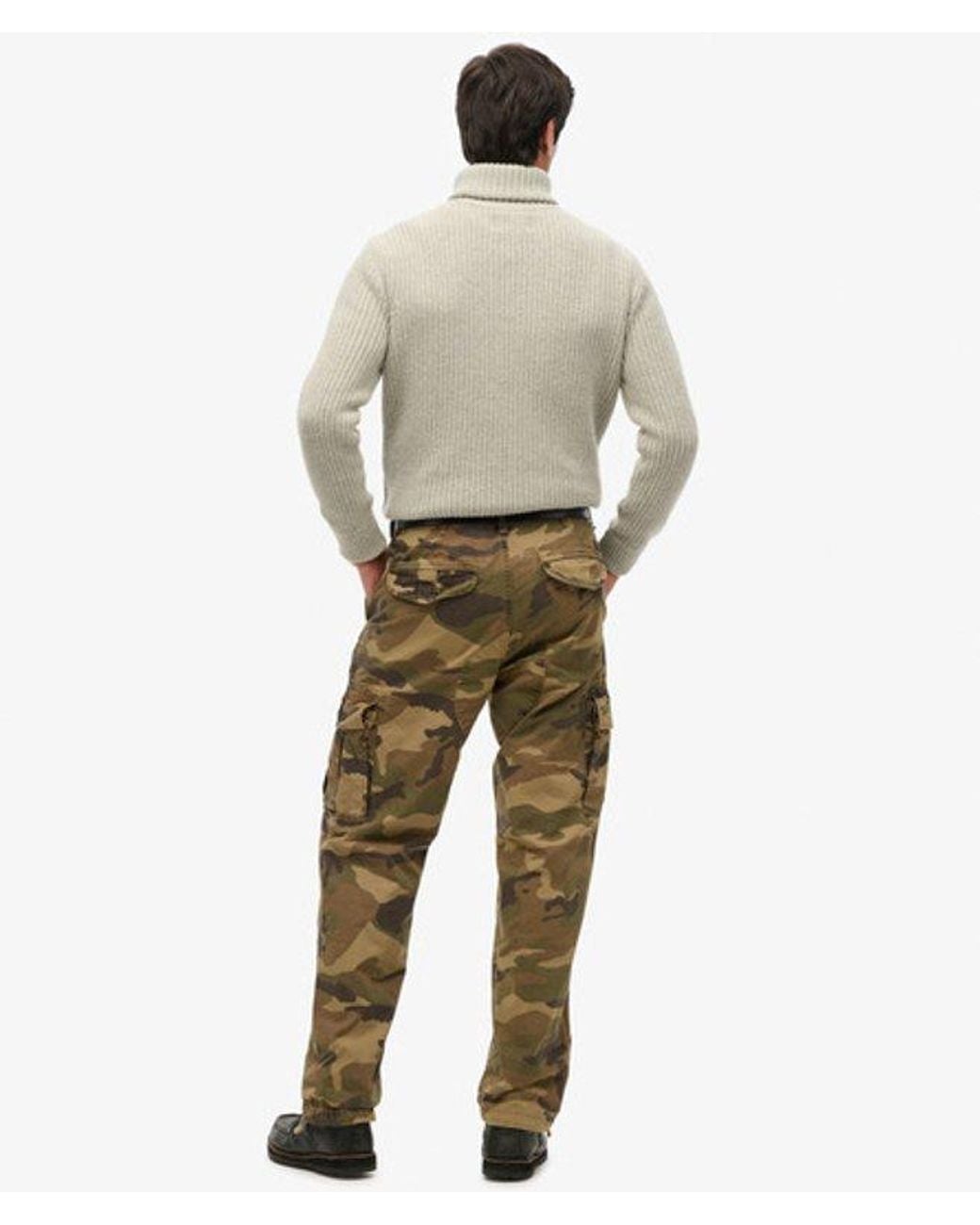 Superdry Natural & Co Organic Cotton baggy Cargo Pants for men