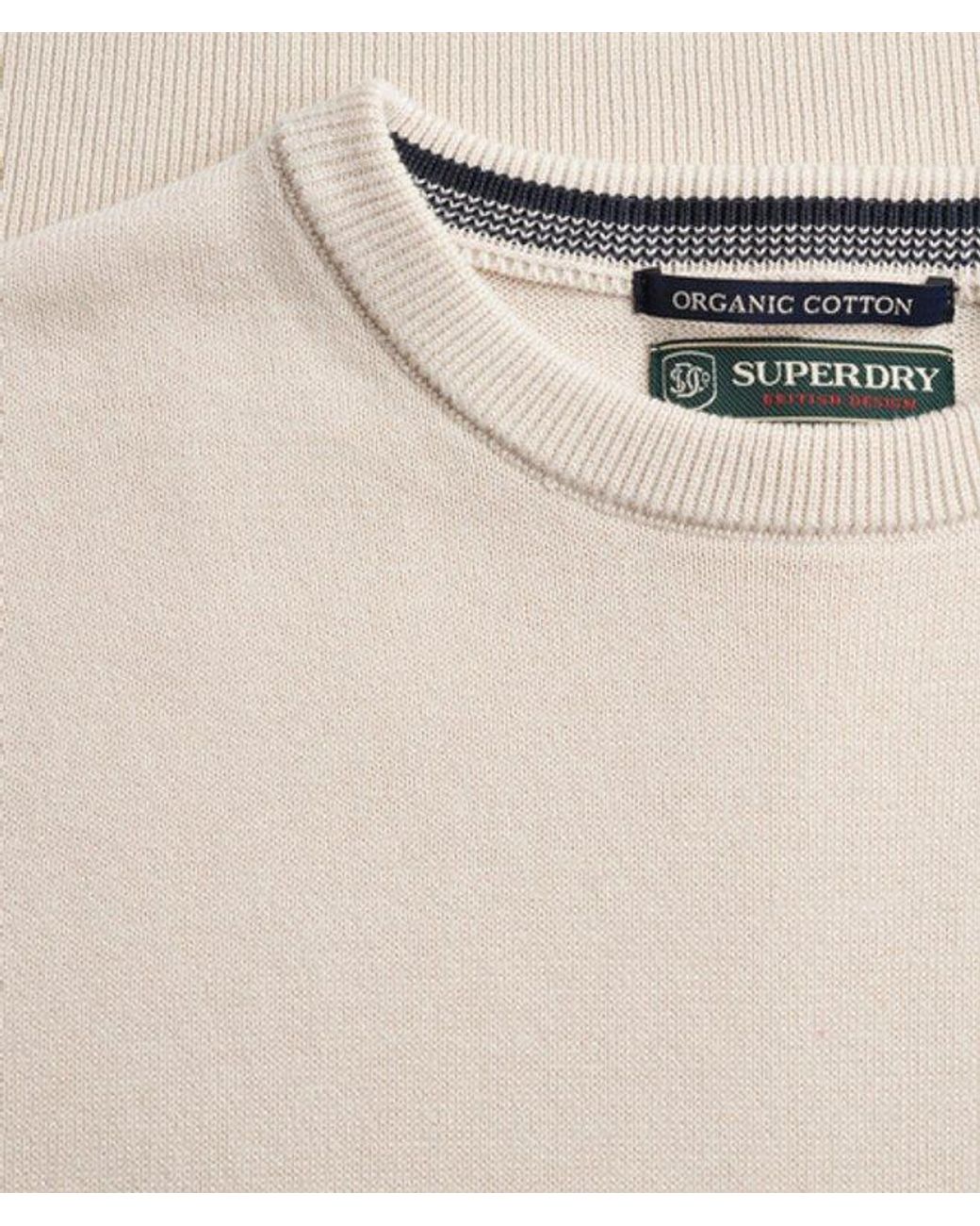 Superdry Natural & Co Essentials Cotton Jumper for men