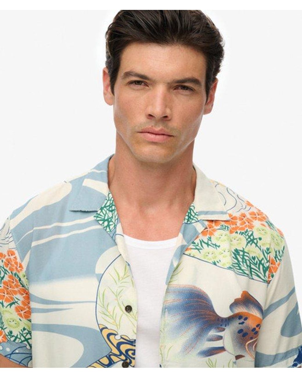 Superdry Blue & Co The Merchant Store - Hawaiian Shirt for men