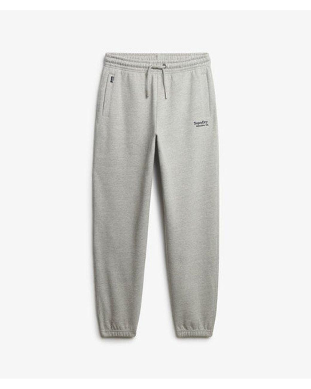 Superdry Blue Essential Logo Cuffed Joggers