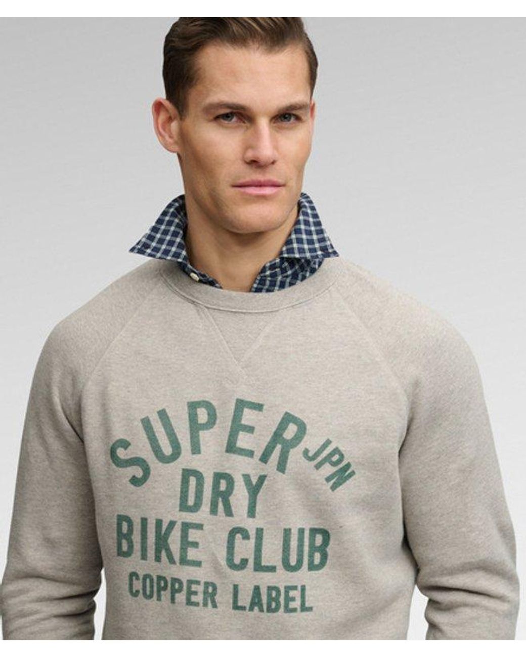 Superdry Gray & Co The Merchant Store - Vintage Print Sweatshirt for men