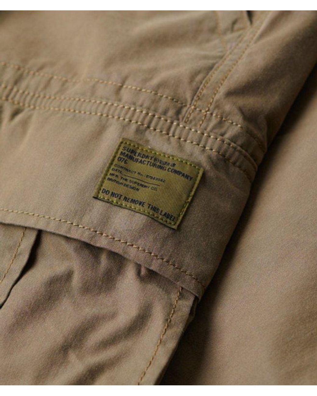 Superdry Natural & Co Organic Cotton Vintage Parachute Cargo Pants for men