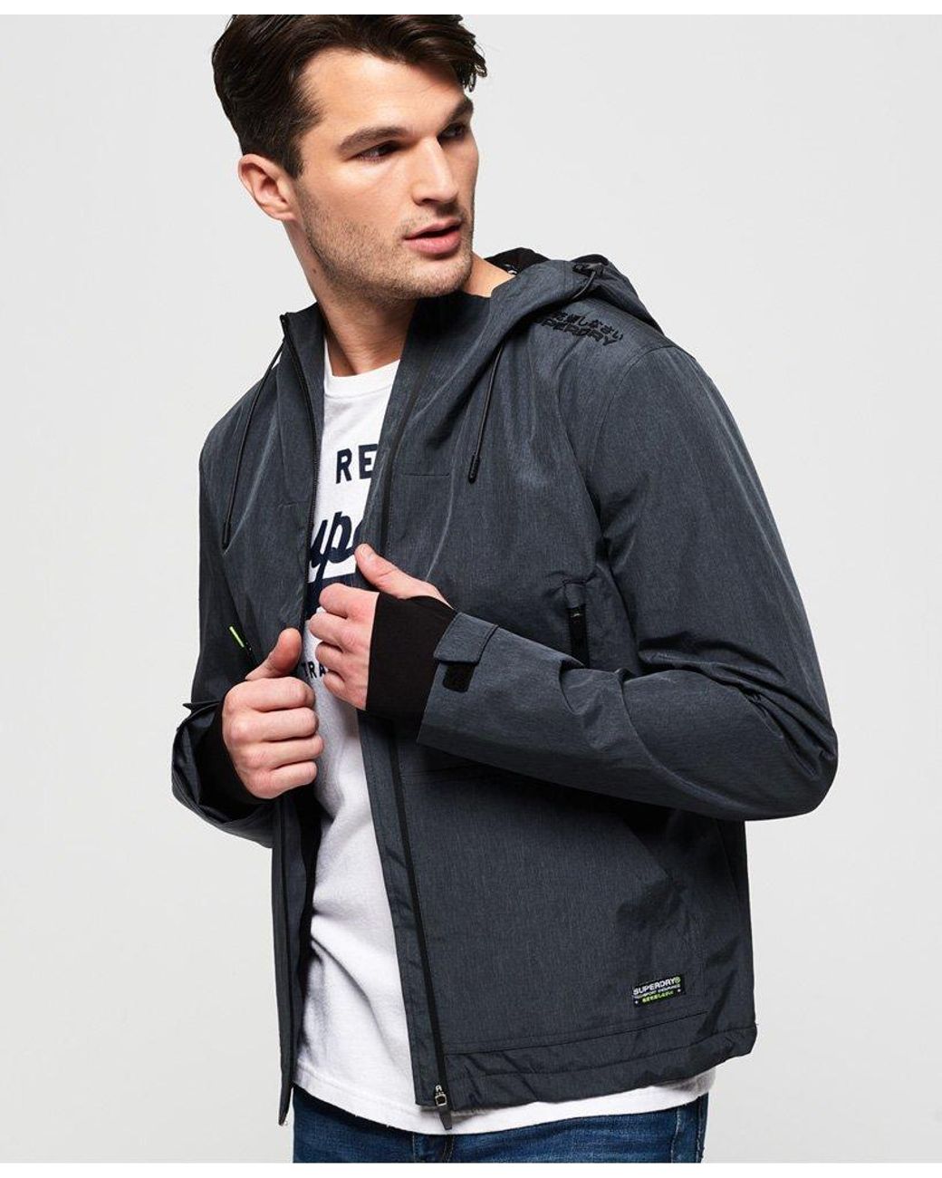 hooded elite windcheater