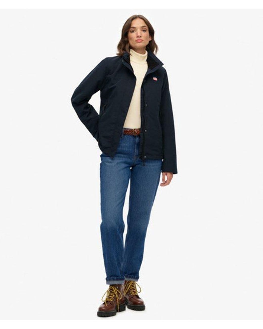 Superdry Blue & Co Non Hooded Shell Jacket