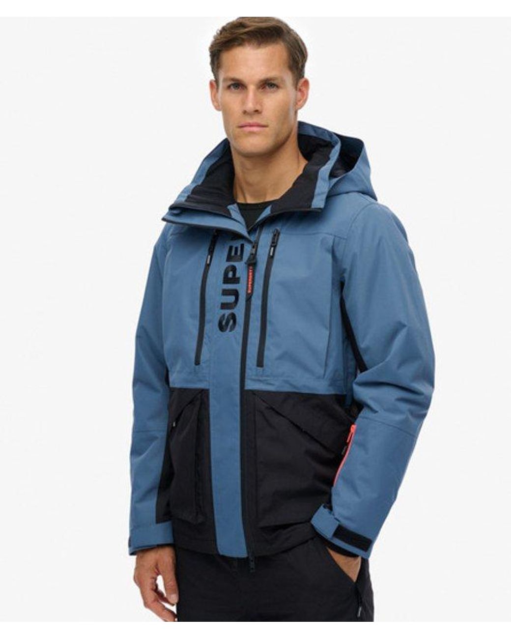 Superdry Blue & Co Ultimate Freestyle Ski Jacket for men