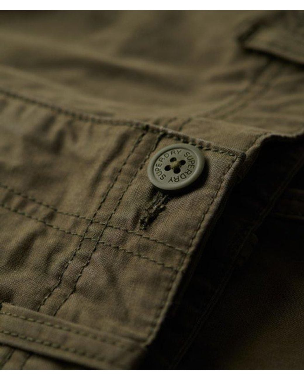 Superdry Natural & Co Classic Organic Cotton baggy Cargo Pants for men