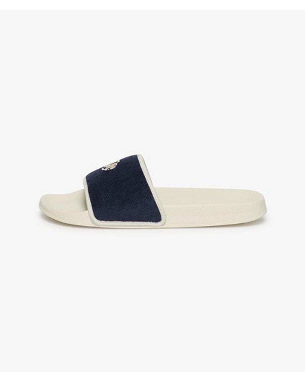 Superdry Blue & Co Towelling Pool Sliders