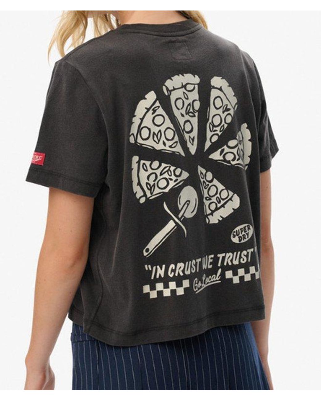 Superdry Black & Co Roadside Trade Relaxed T-shirt