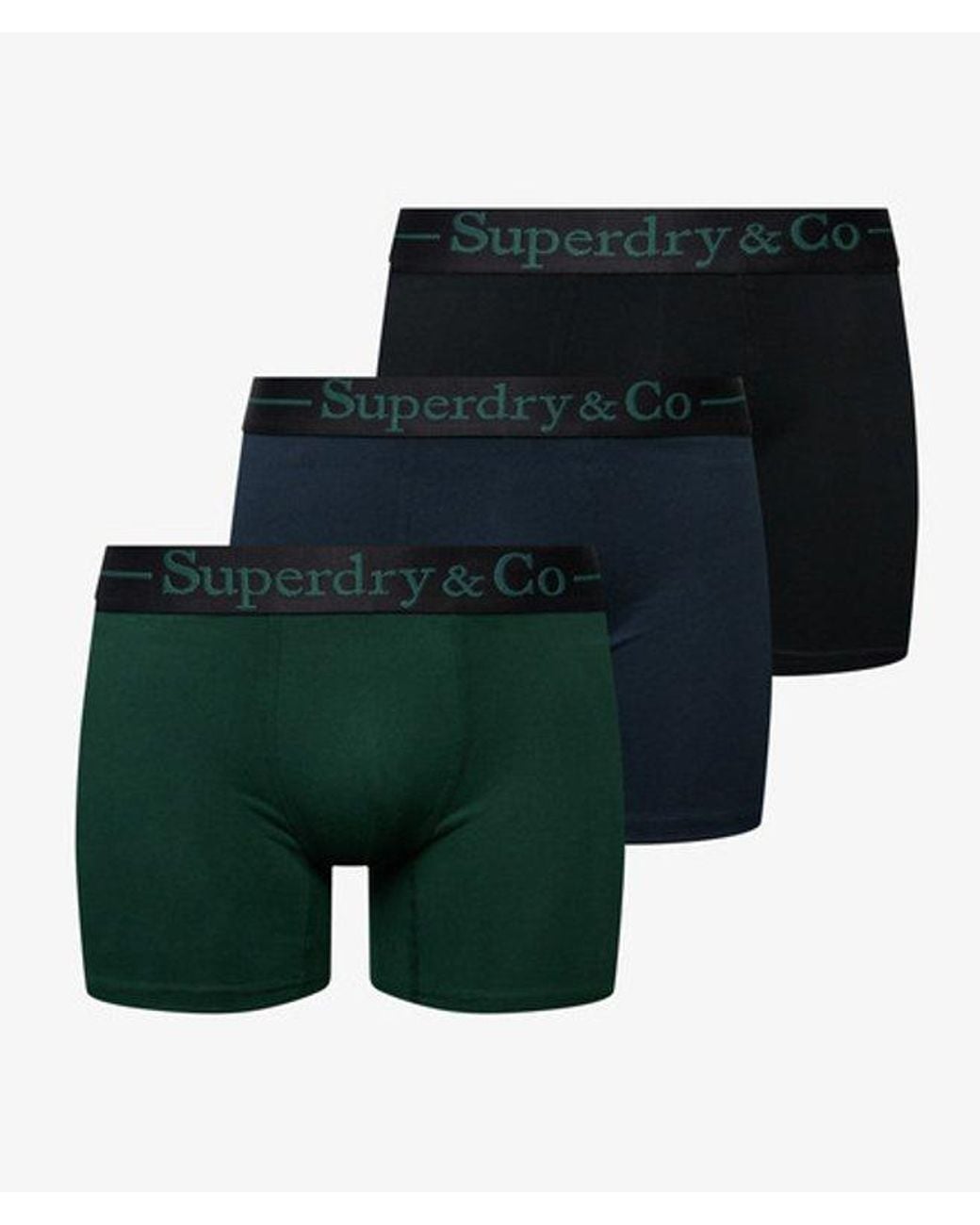 Superdry Multicolor Co Boxer Triple Pack for men