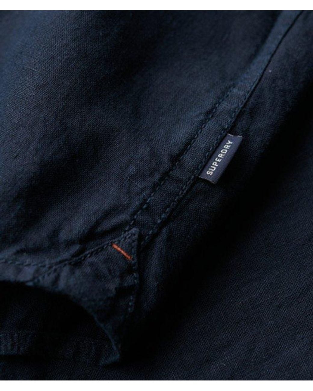 Superdry Blue & Co Casual Linen Long Sleeve Shirt for men