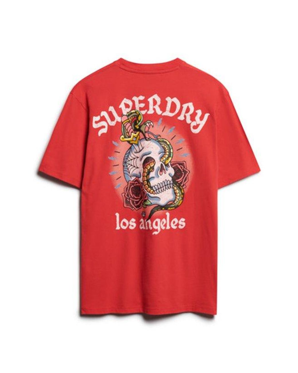 Superdry Red & Co Tattoo Graphic Loose Fit T-shirt for men