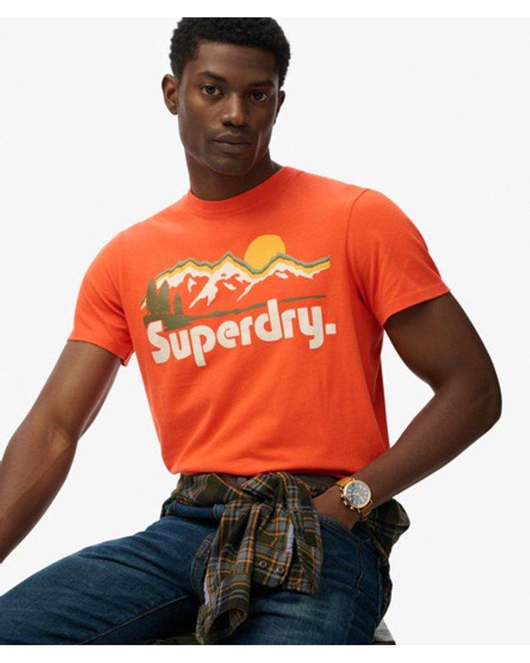 Superdry Orange & Co Great Outdoors Relaxed T-shirt for men
