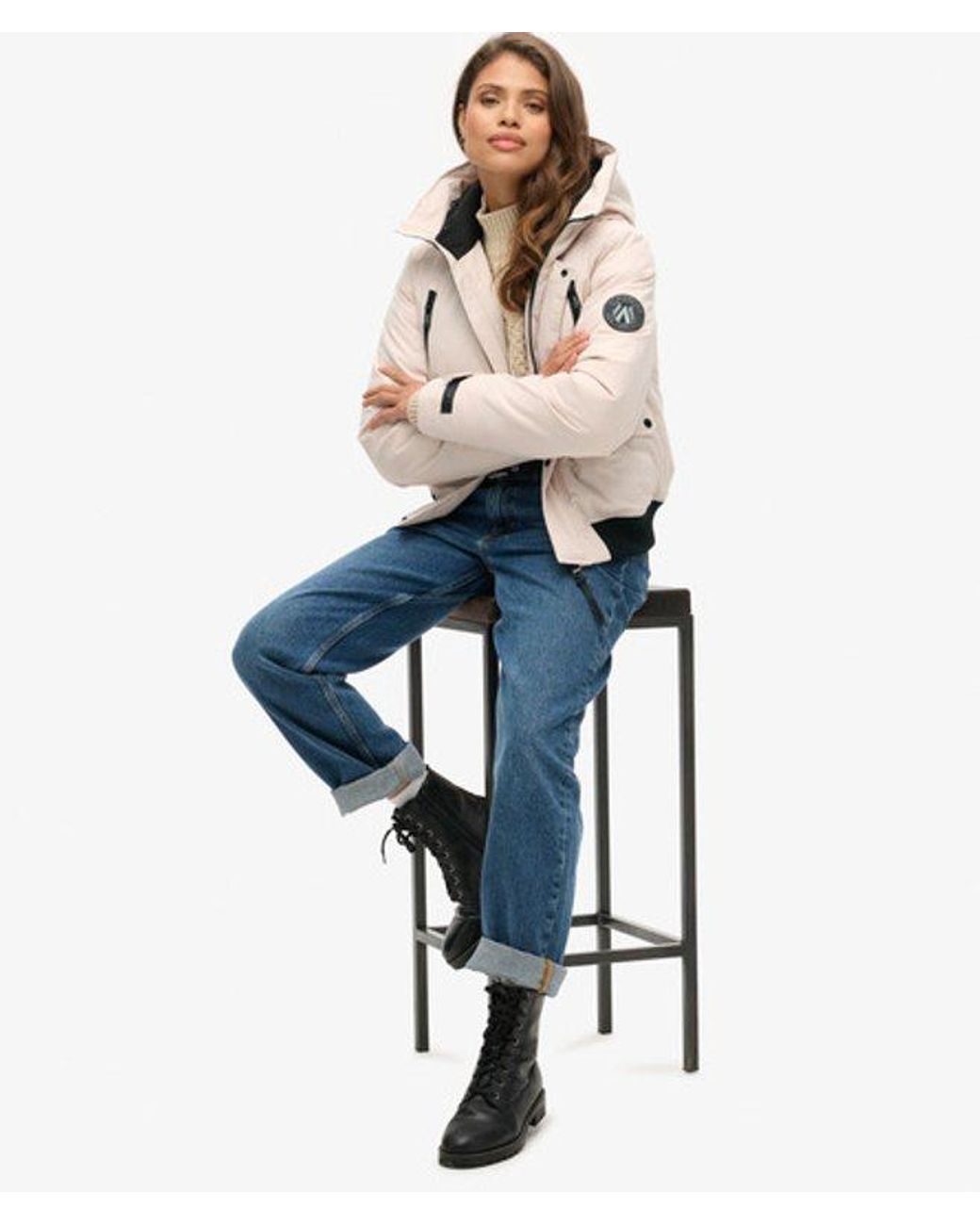 Superdry Natural & Co City Padded Bomber Jacket