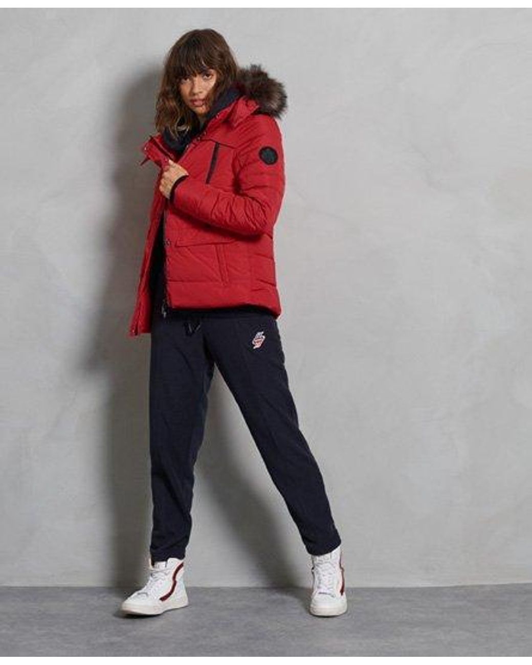 superdry glacier padded jacket