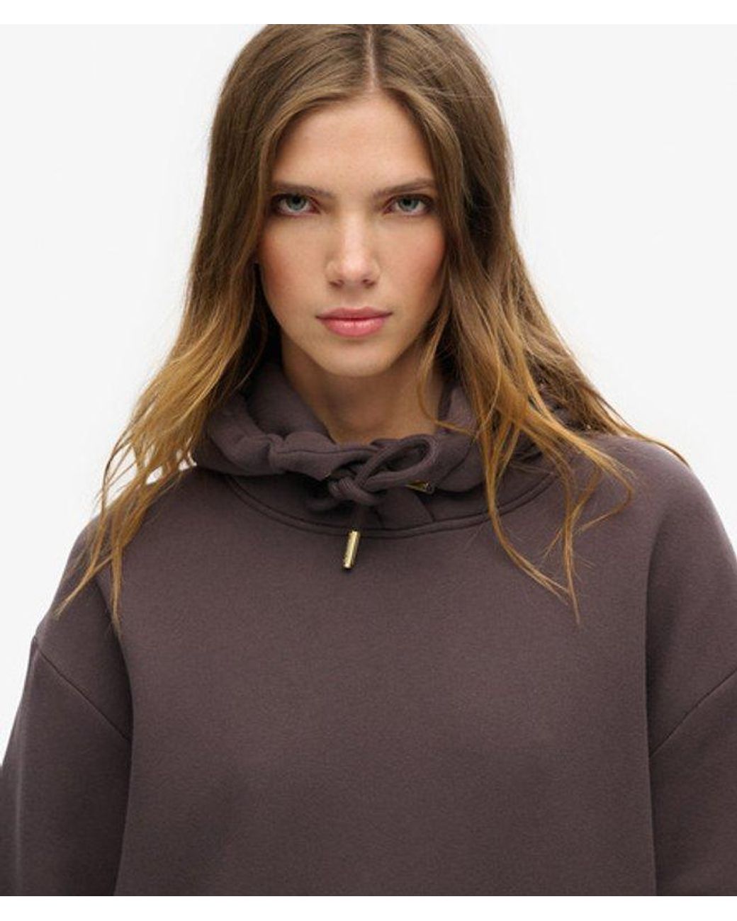 Superdry Gray & Co Tattoo Rhinestone Hoodie Dress