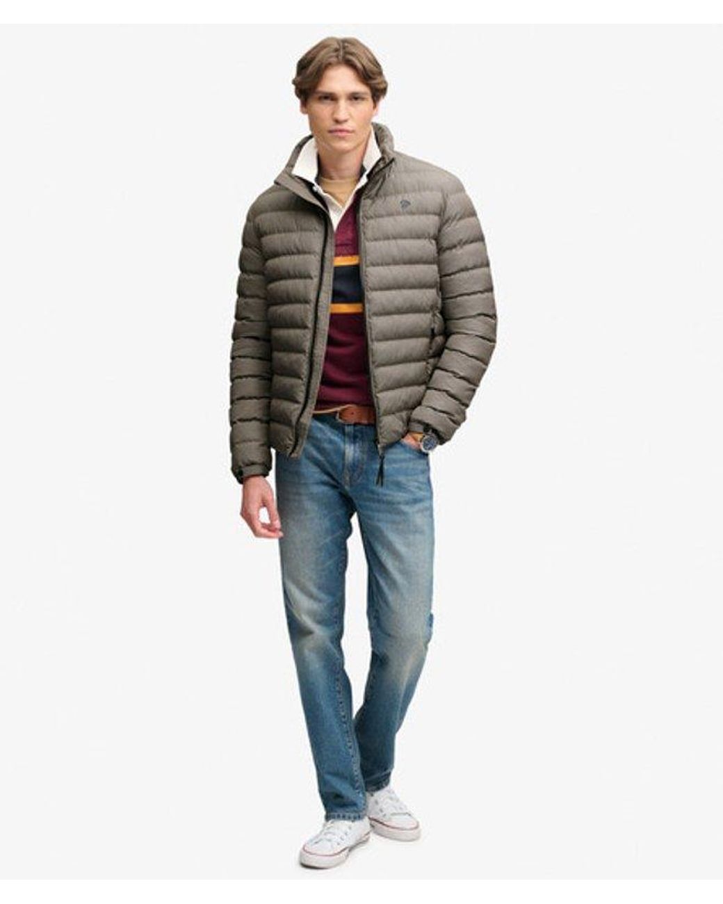 Superdry Red & Co Fuji Estate Padded Jacket for men