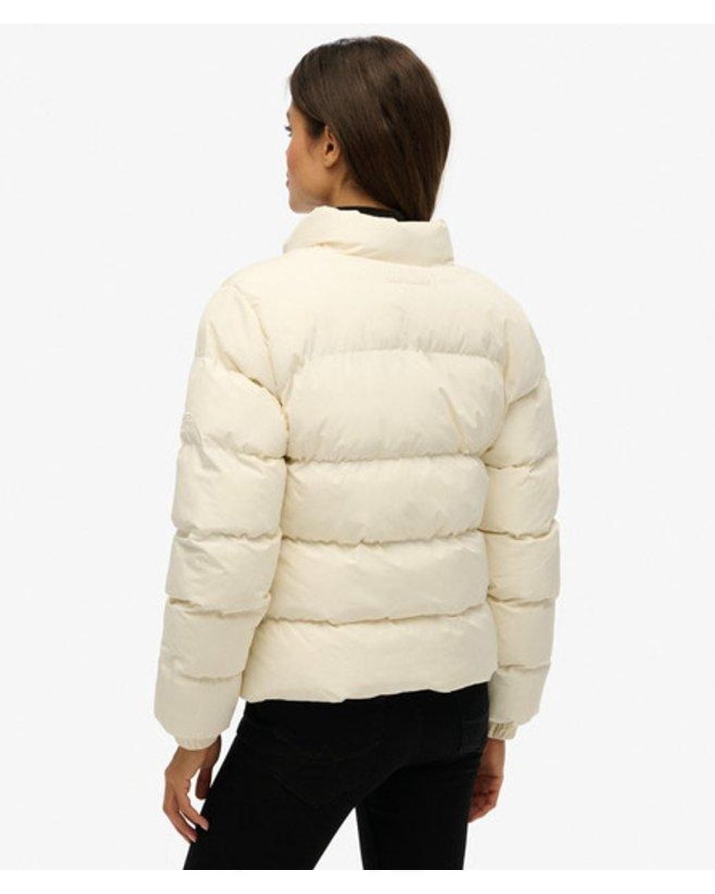 Superdry White & Co Non Hooded Sports Puffer Jacket