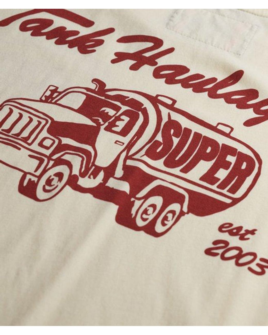 Superdry White & Co Trade Tools Oversized T-shirt for men