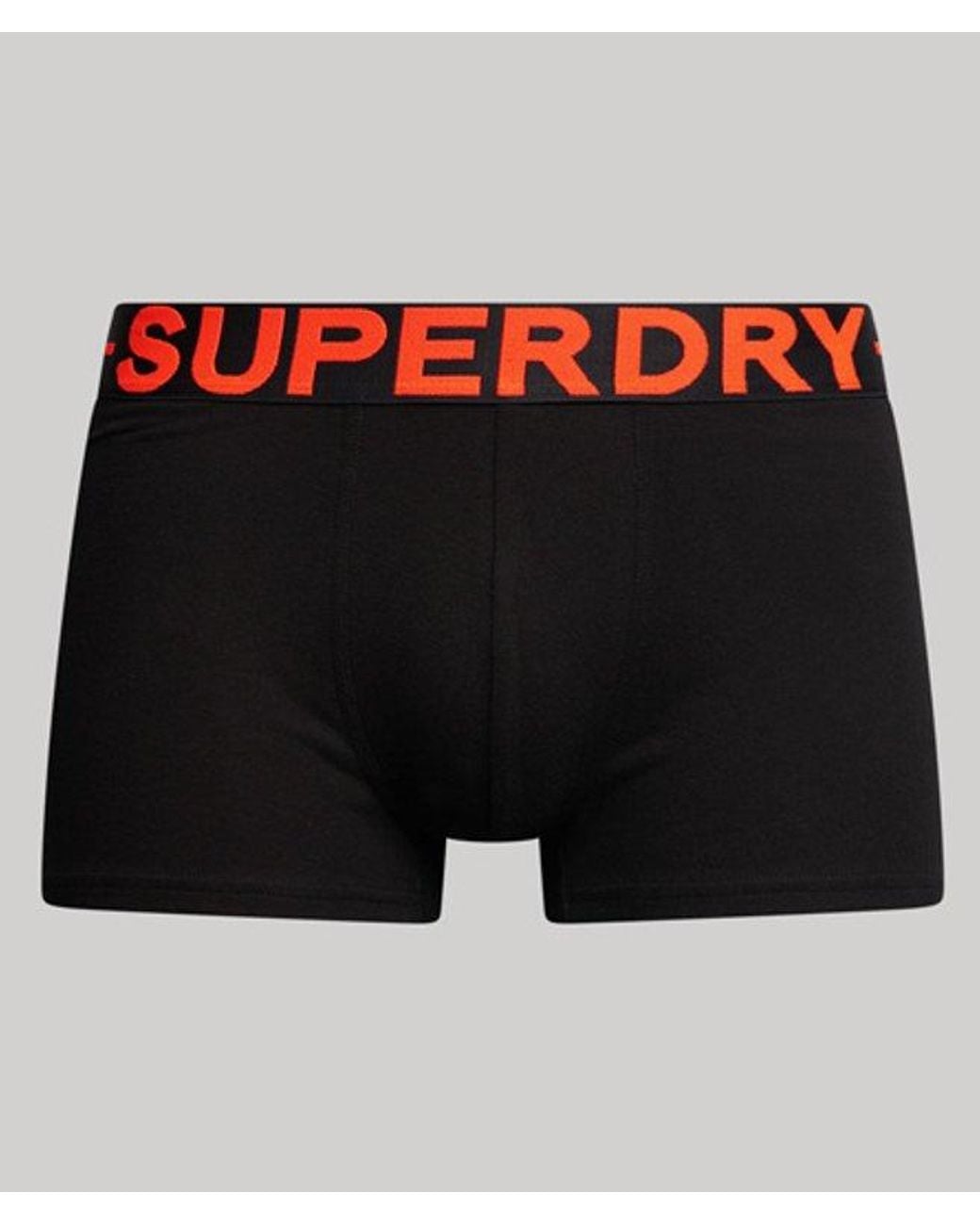 Superdry Black & Co Organic Cotton Trunk Triple Pack for men