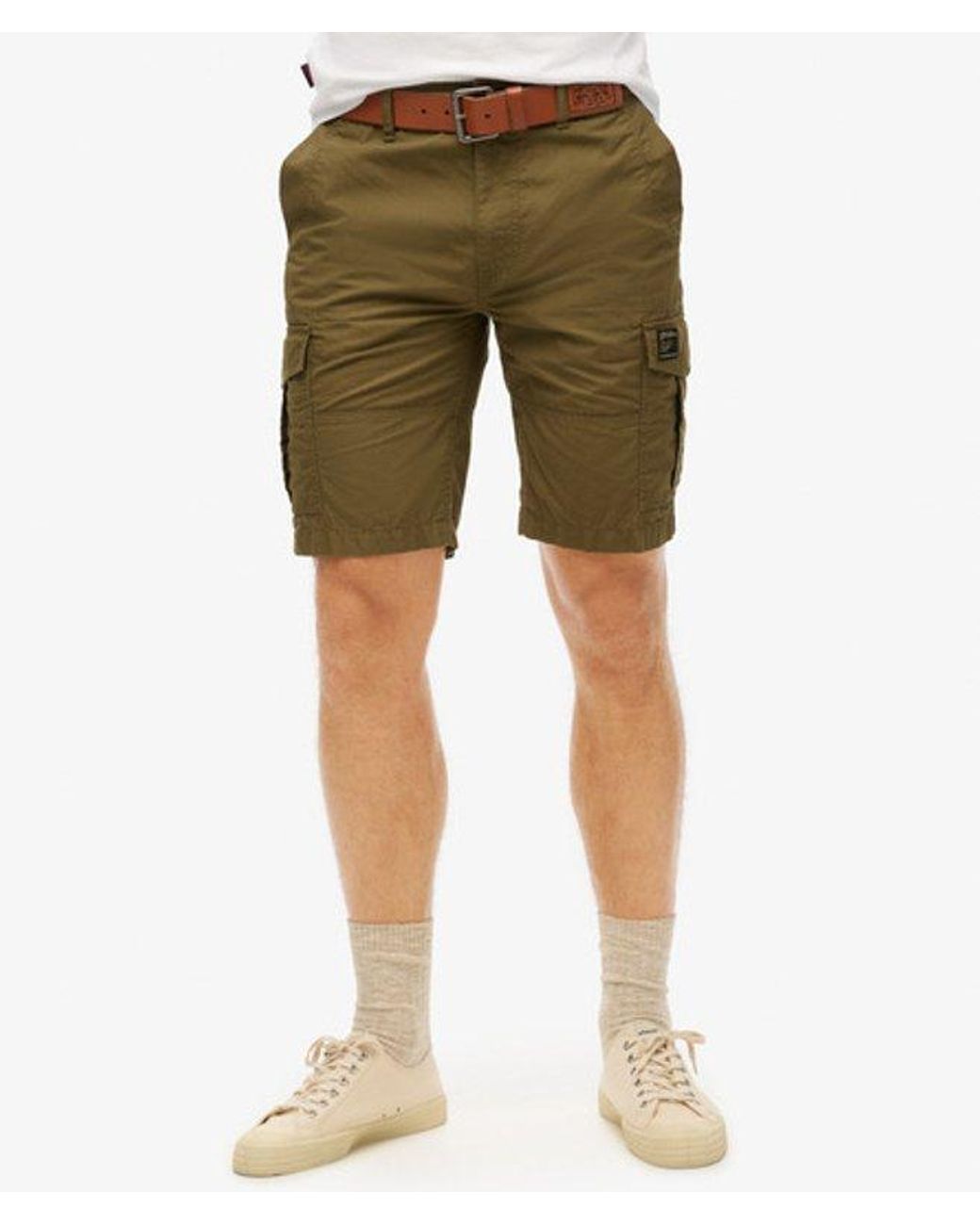 Superdry Green & Co Parachute Cargo Shorts for men