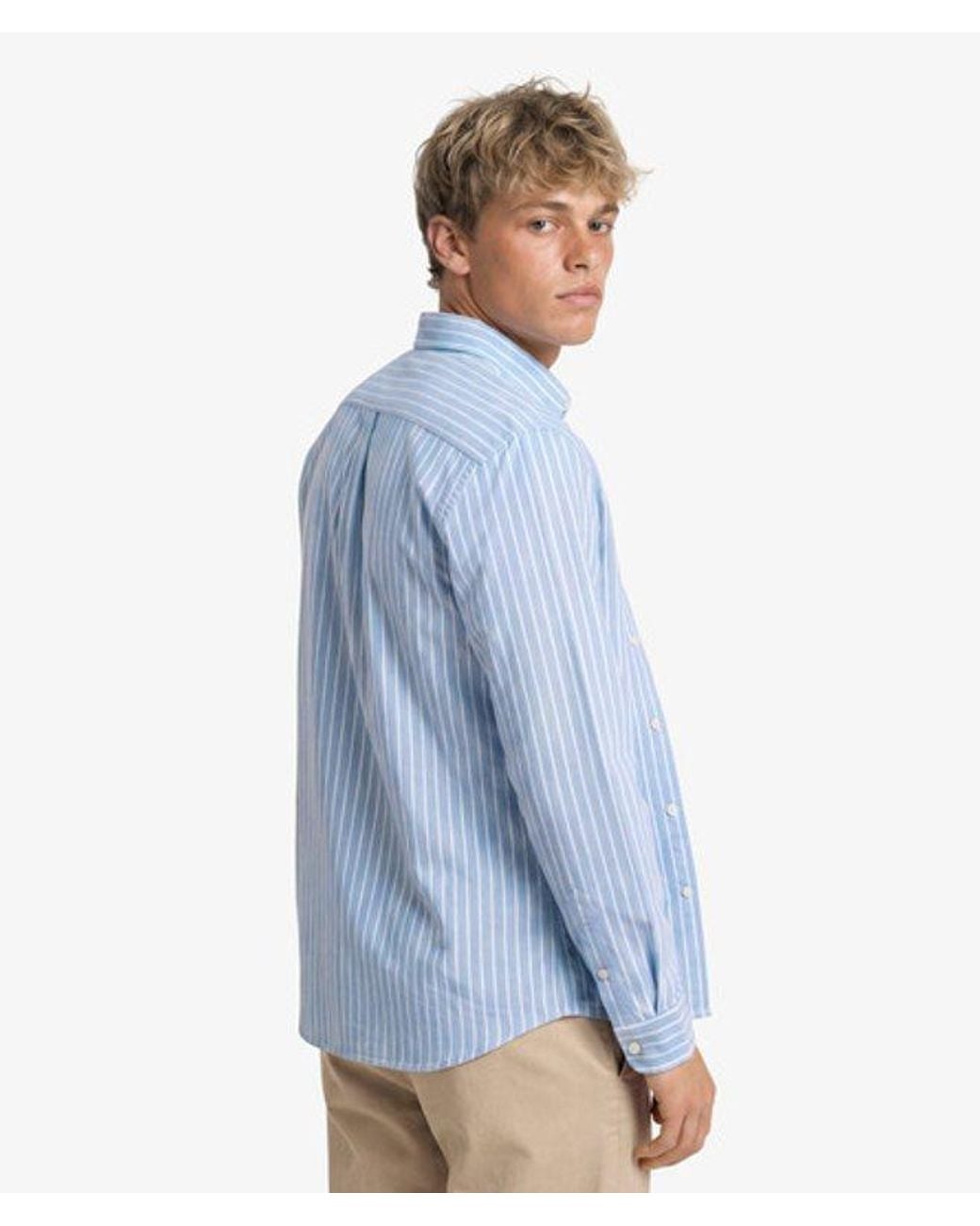 Superdry Blue & Co Classic Oxford Long Sleeve Shirt for men