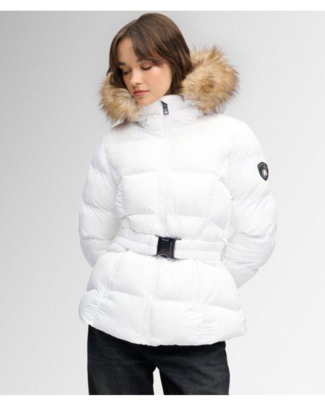 Superdry White & Co Fuji Belted Puffer Jacket