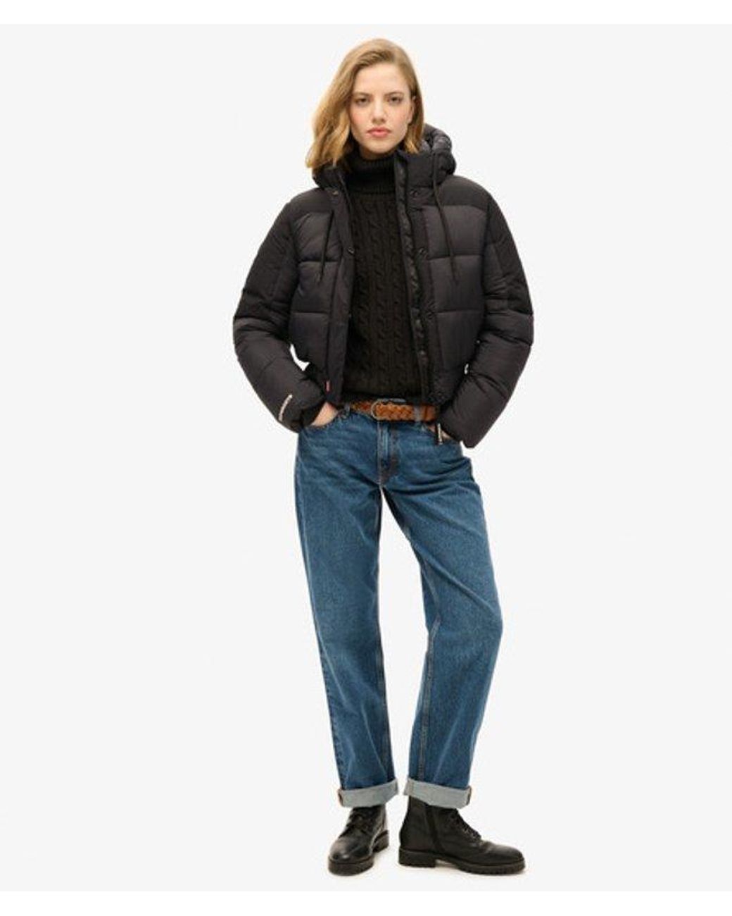 Superdry Black & Co Ripstop Padded Bomber Jacket