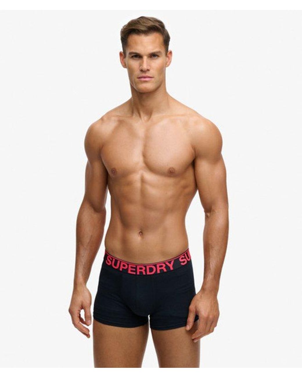 Superdry Blue & Co Trunk Triple Pack for men